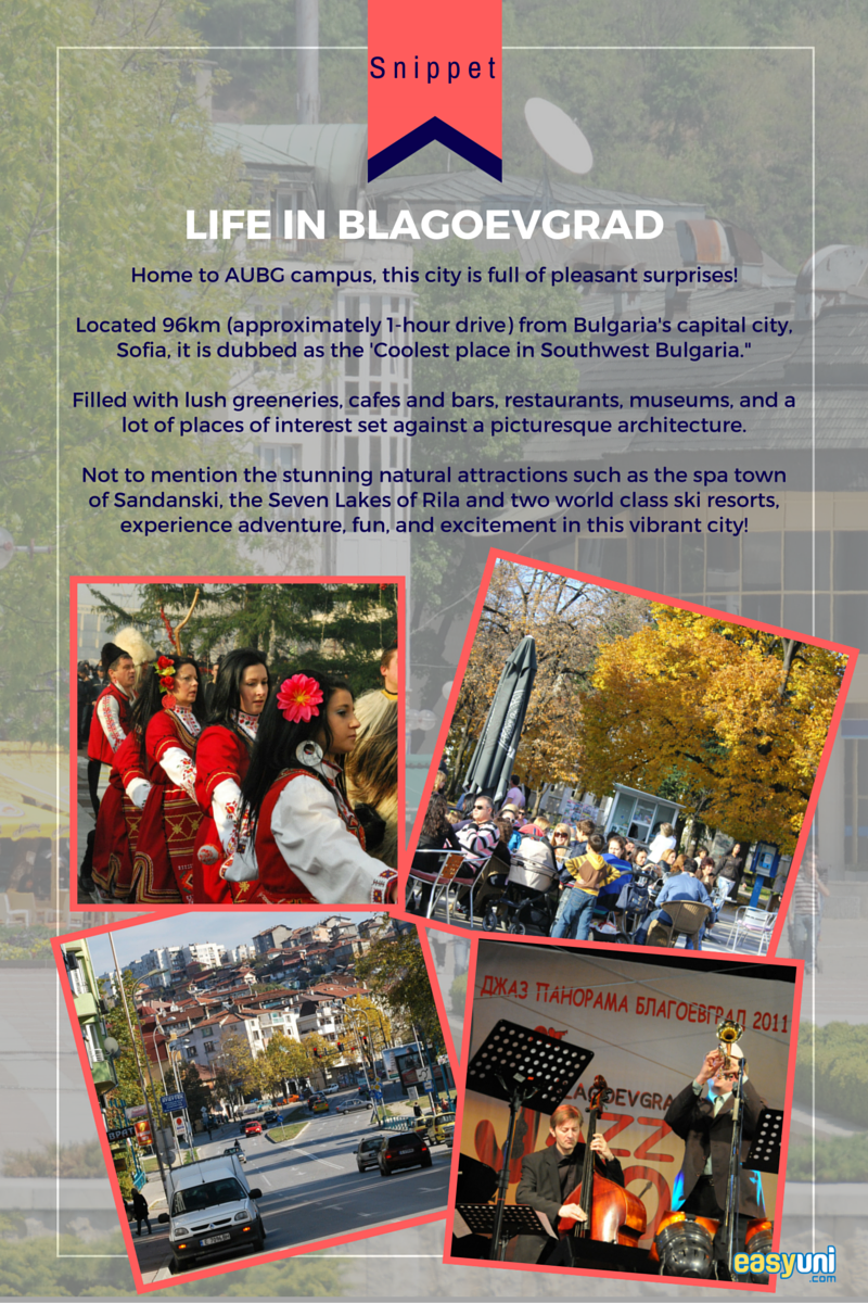 Blagoevgrad, Bulgaria, AUBG, American University in Bulgaria, Campus, life, university, study abroad